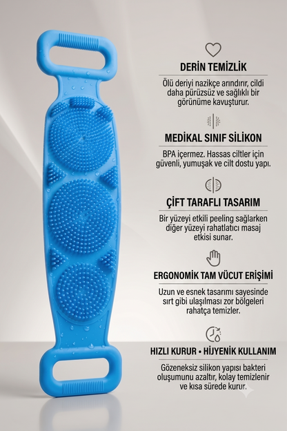 TheGlow™ PureKese | Çift Taraflı Masaj Etkili Banyo Kesesi